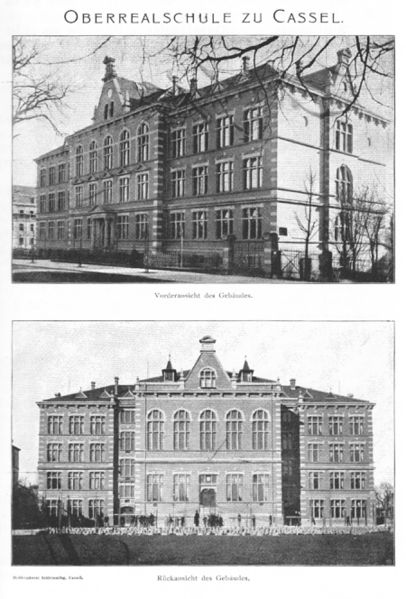 Datei:B7 Das Schulgebäude im Jahr der Einweihung 1898.jpg